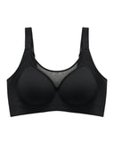 Padded Seamless Ease Bra - Black