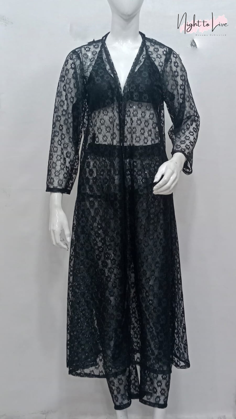 4 Piece Bridal Night Suit