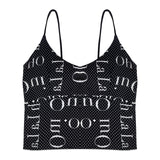 Bralette - Dots Strappy Black