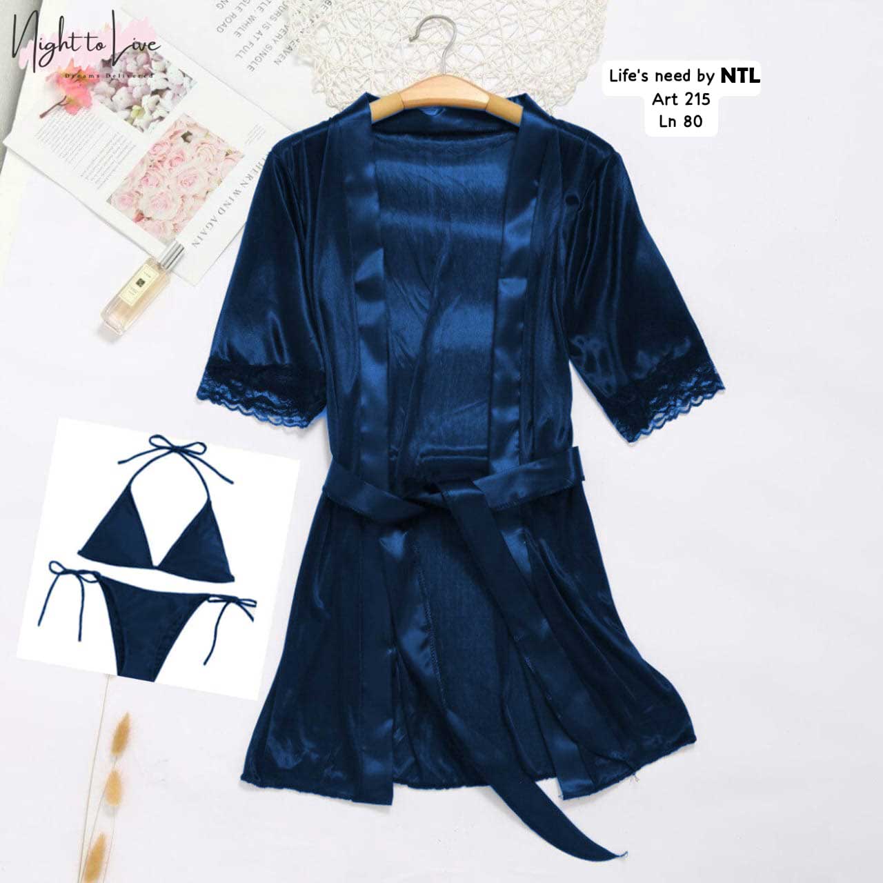 Short Nighty Set (N-T-L-44)