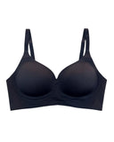 Padded Seamless Soft Bra - Black