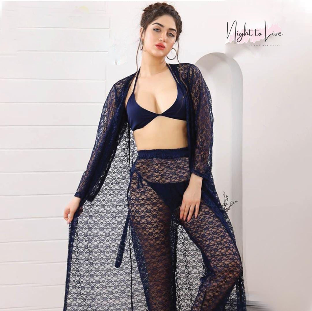 4 Piece Bridal Night Suit