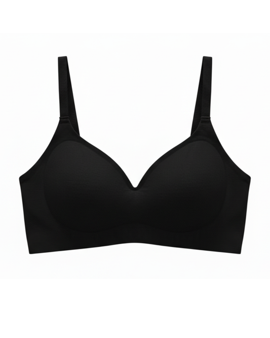 Padded Seamless Pure Bra - Black
