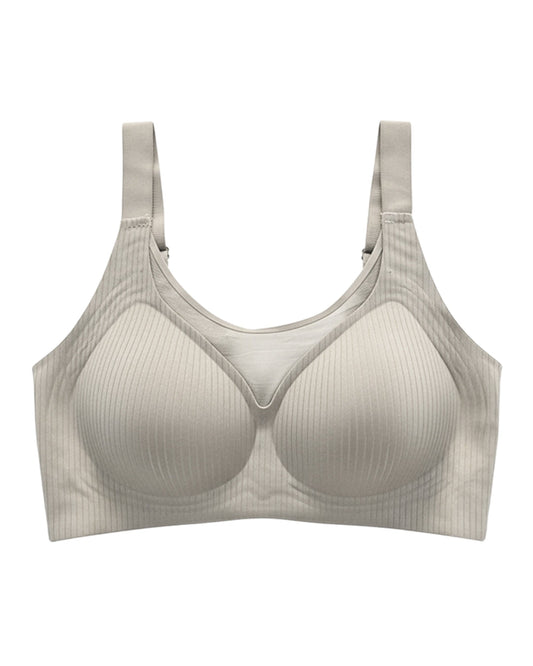 Padded Seamless Ease Bra - Light Grey