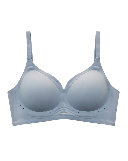 Padded Seamless Soft Bra - Blue