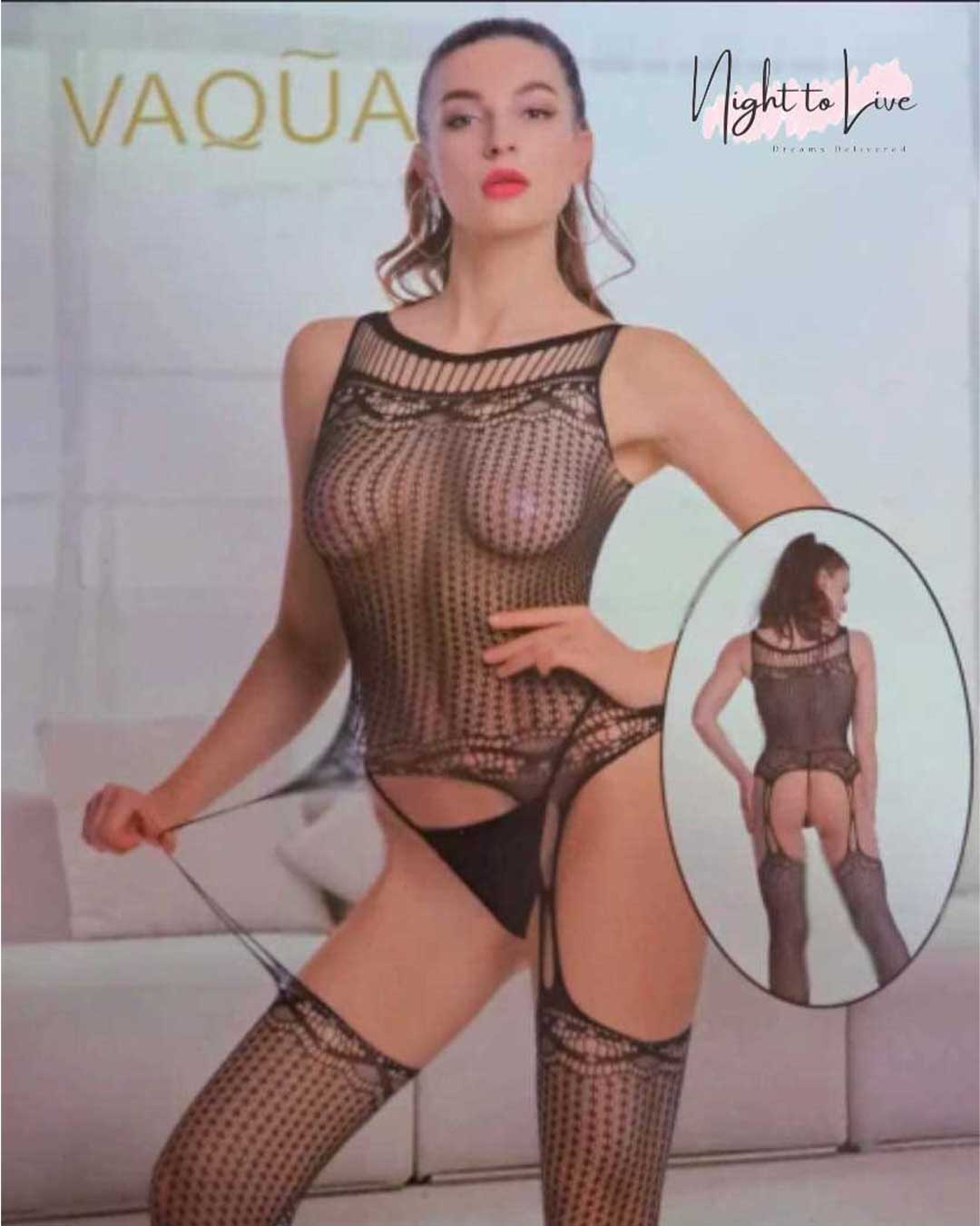 Mesh Fishnet Bodystocking Lingerie (N-T-L-104)