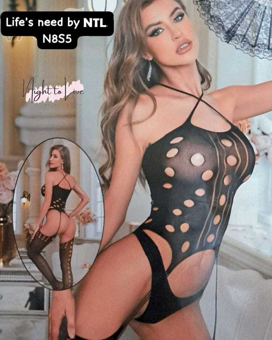 Mesh Fishnet Bodystocking Lingerie (N-T-L-107)