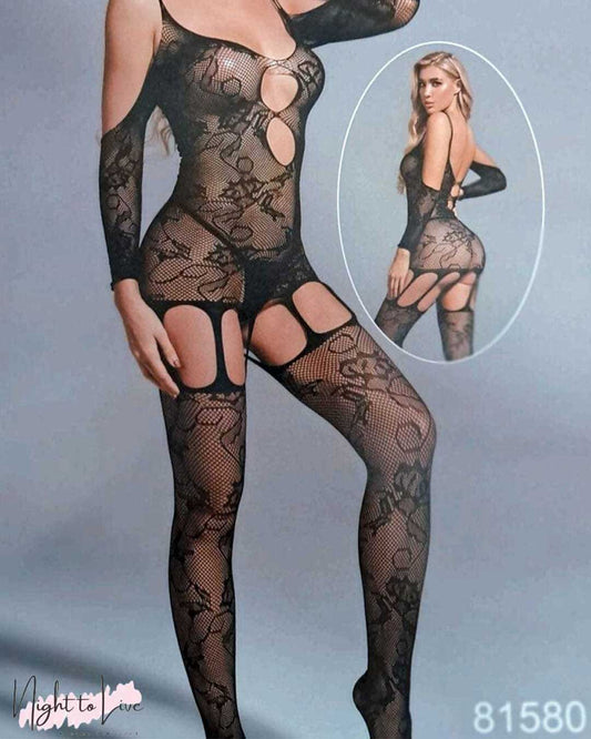 Mesh Fishnet Bodystocking Lingerie (N-T-L-108)