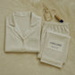Silk PJ Set - WHITE
