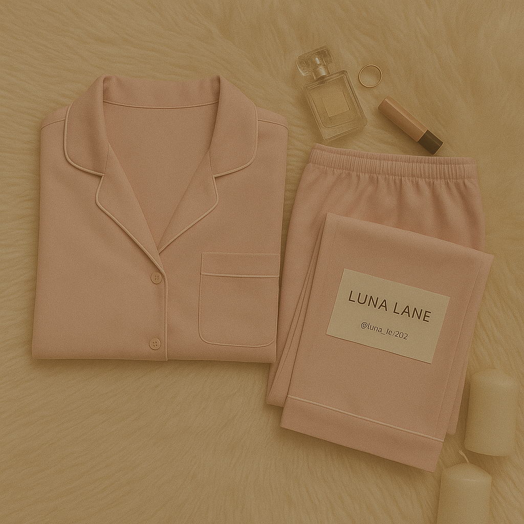 Silk PJ Set - PINK