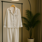 Silk PJ Set - WHITE