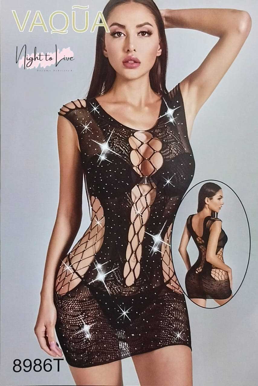 Mesh Fishnet Bodystocking Lingerie (N-T-L-89)
