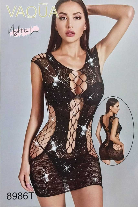Mesh Fishnet Bodystocking Lingerie (N-T-L-89)