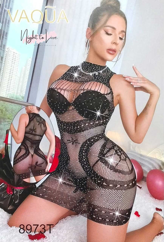 Mesh Fishnet Bodystocking Lingerie (N-T-L-90)