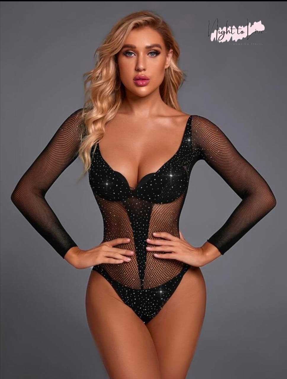 Mesh Fishnet Stocking Lingerie