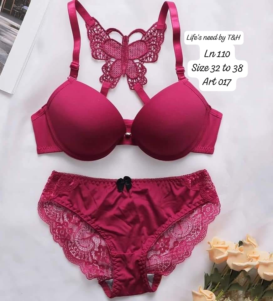 BUTTERFLY BRA-PANTY SET