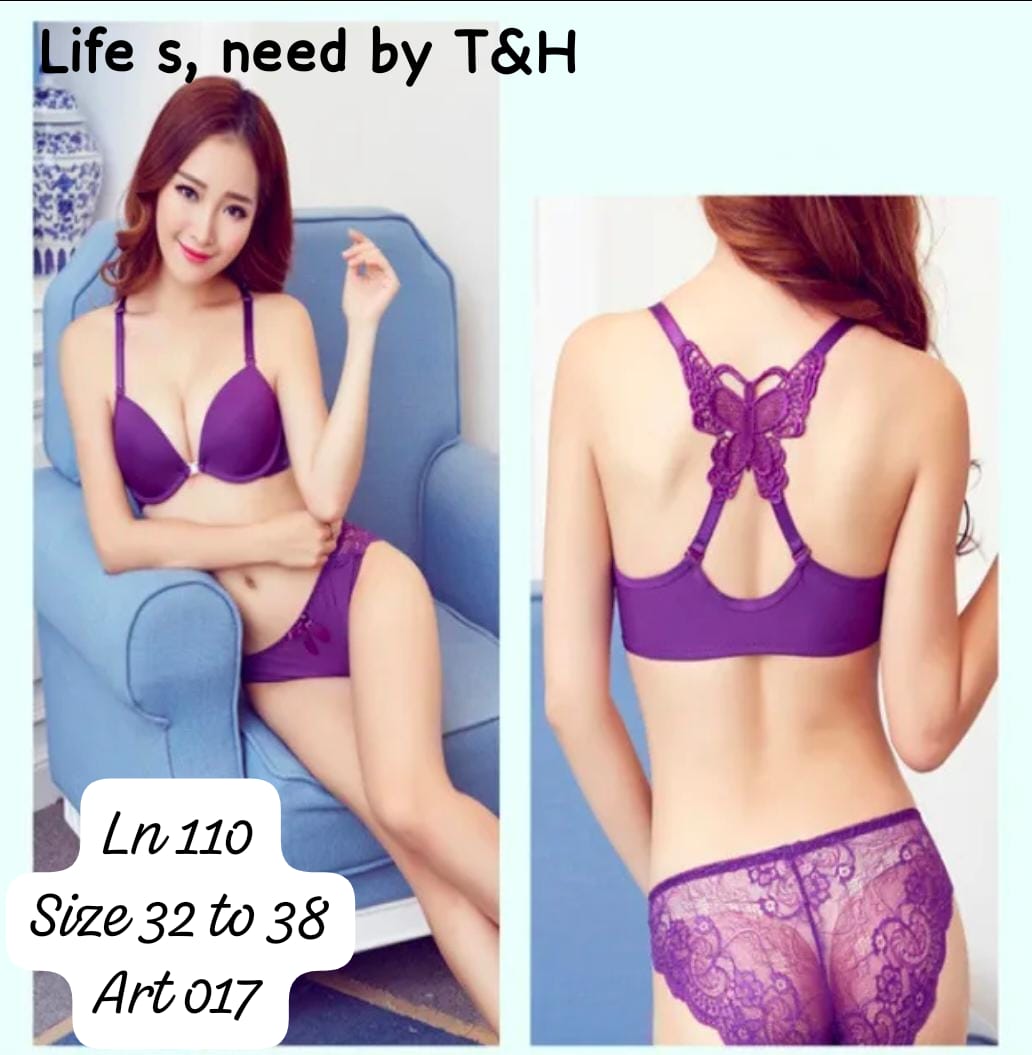 BUTTERFLY BRA-PANTY SET