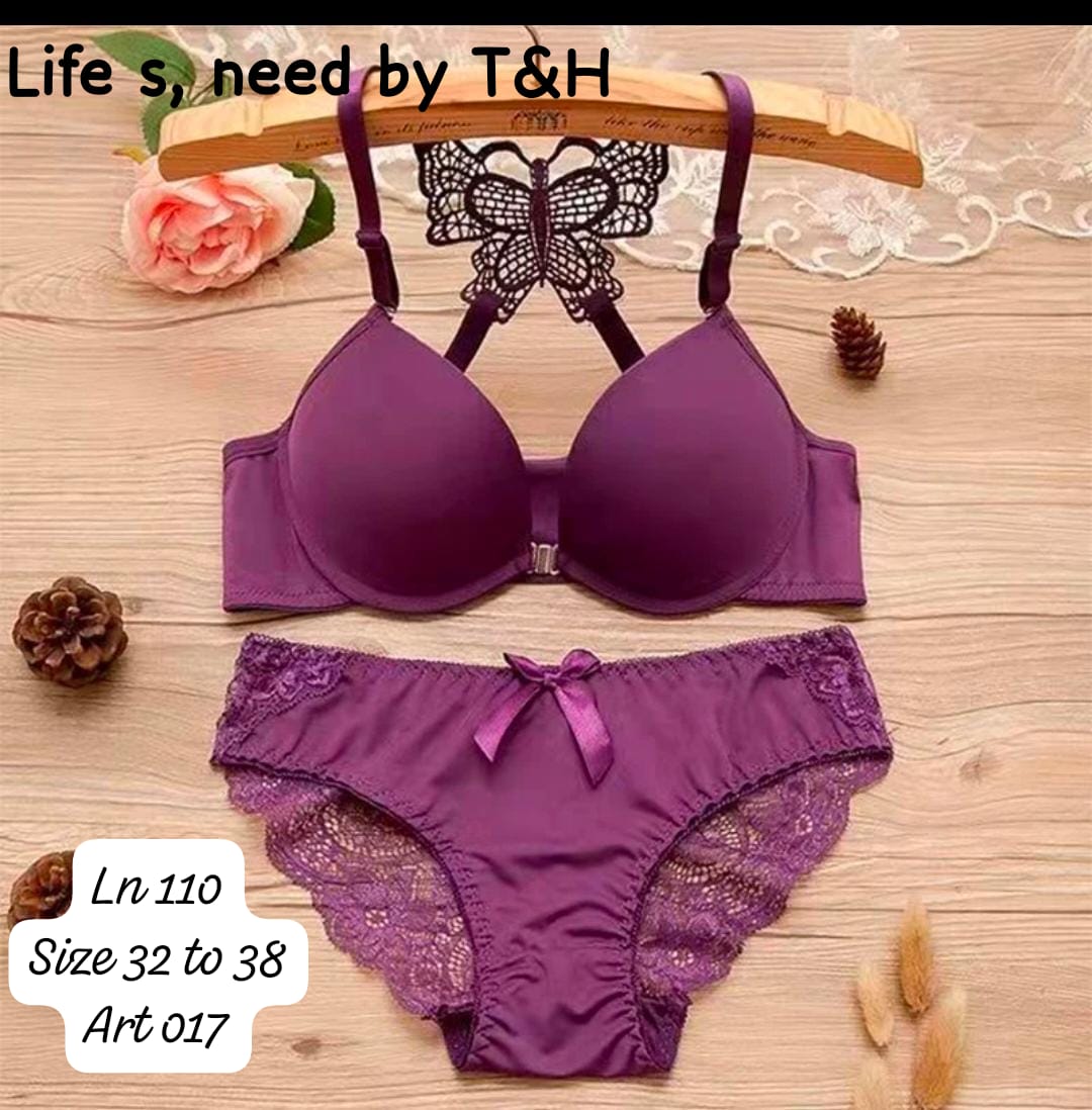 BUTTERFLY BRA-PANTY SET