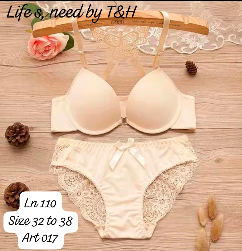 BUTTERFLY BRA-PANTY SET
