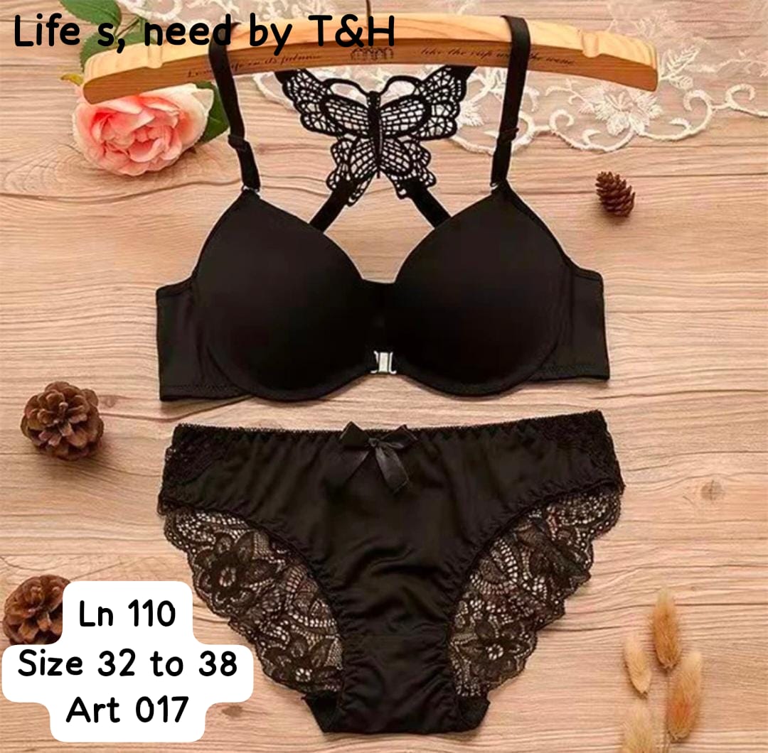 BUTTERFLY BRA-PANTY SET