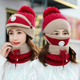 LADIES 3-PIECE CAP/SET