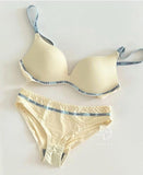 New High-Quality “Bany Sweet” Soft Thin-Pad Bra & Panty Set - 975