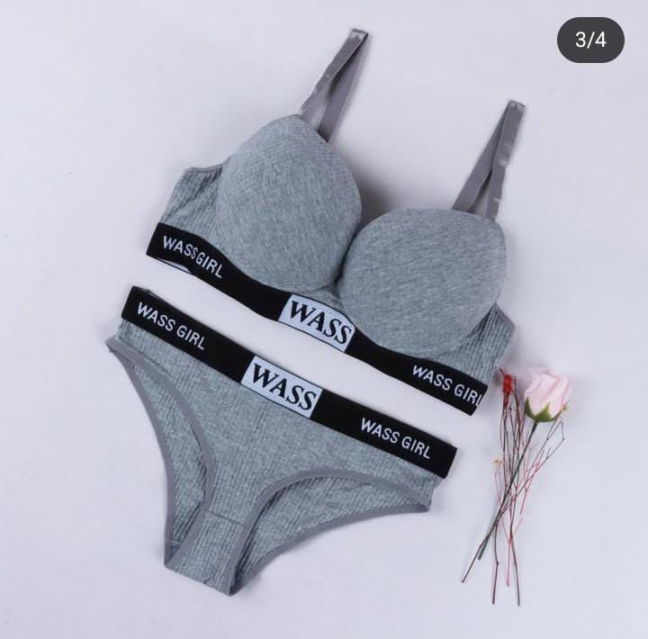 Imported Premium "Was Girl Style" Design Bra & Panty Set – Bold & Beautiful