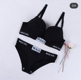 Imported Premium "Was Girl Style" Design Bra & Panty Set – Bold & Beautiful - 121