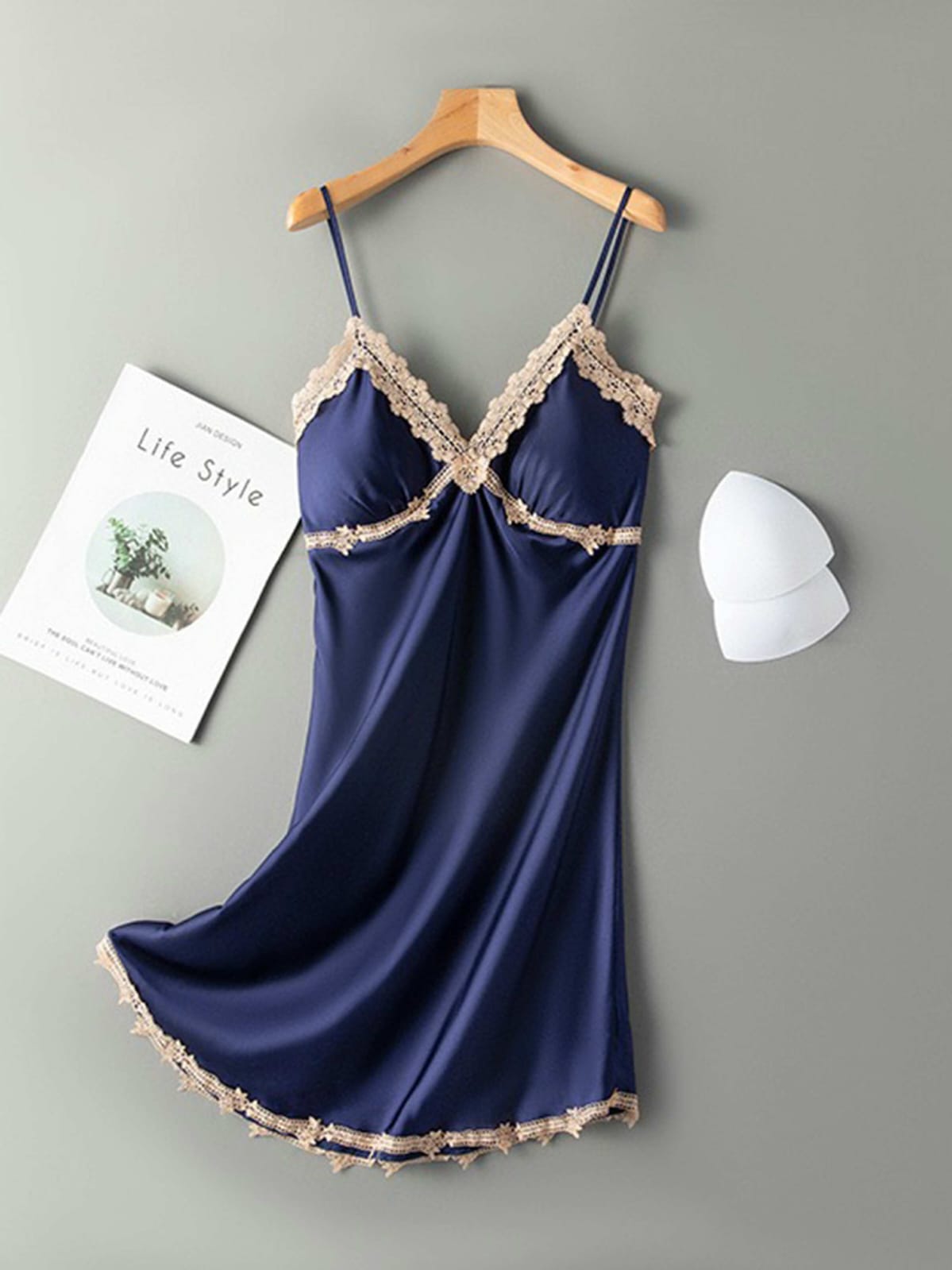 Imported Premium Nighties – Net/Silk Fabric - 0755