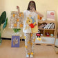 Soft Cotton Jersey 3 PCs Night Suit - 008