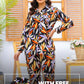 Imported Booski Linen Outfit with Scrunchie  - 014