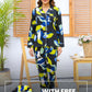 Imported Booski Linen Outfit with Scrunchie  - 012