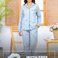 Imported Booski Linen Outfit with Scrunchie  - 011