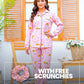 Imported Booski Linen Outfit with Scrunchie  - 08