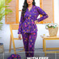 Imported Booski Linen Outfit with Scrunchie  - 04