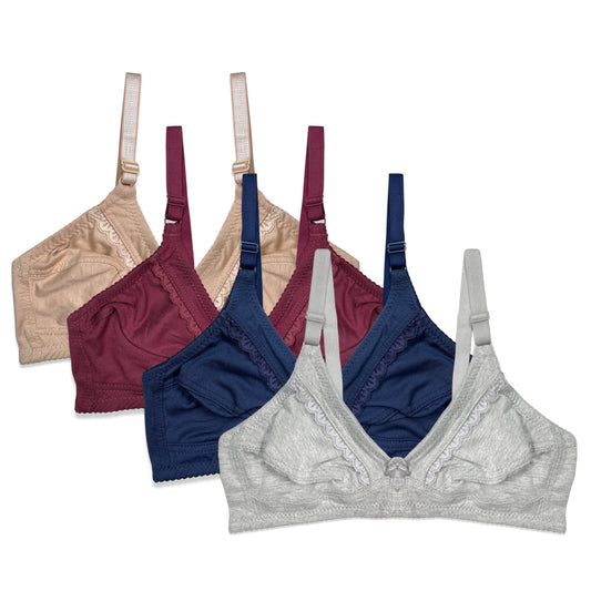Pack of 4 - Daily Charm Bras