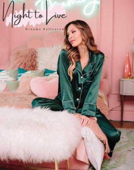 Viscose Silk Trouser Shirt Set(N-T-L-118)