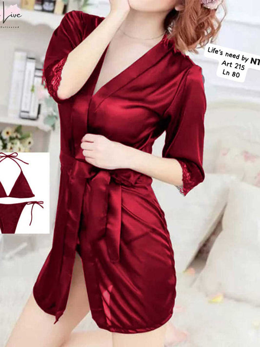 Short Nighty Set (N-T-L-45)