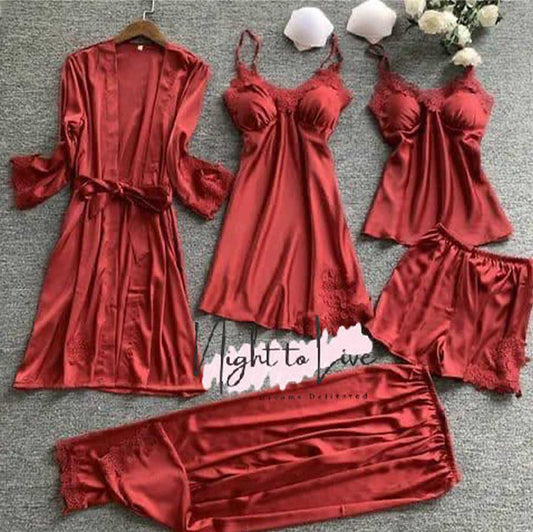5-Piece Nightwear Set(N-T-L-124)